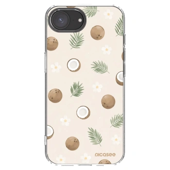 Picasee átlátszó szilikon tok az alábbi mobiltelefonokra Apple iPhone 17e - Coconut Breeze