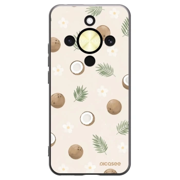 Picasee fekete szilikon tok az alábbi mobiltelefonokra Honor Magic8 Lite 5G - Coconut Breeze