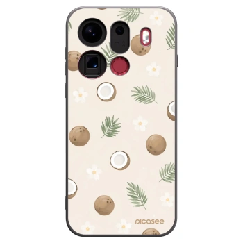 Picasee fekete szilikon tok az alábbi mobiltelefonokra OPPO Find X9 Pro - Coconut Breeze
