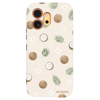 Picasee fekete szilikon tok az alábbi mobiltelefonokra Honor 600 - Coconut Breeze