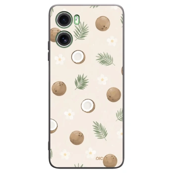 Picasee fekete szilikon tok az alábbi mobiltelefonokra Motorola Moto G06 - Coconut Breeze