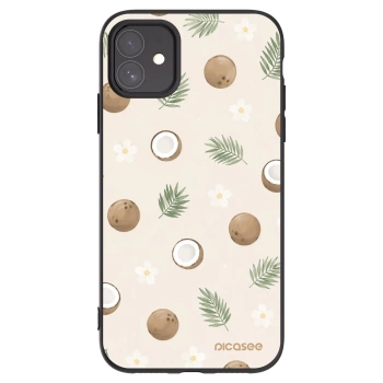 Picasee fekete szilikon tok az alábbi mobiltelefonokra Apple iPhone 11 - Coconut Breeze