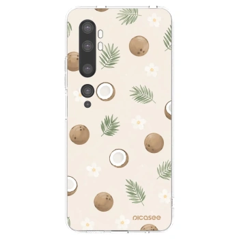 Picasee átlátszó szilikon tok az alábbi mobiltelefonokra Xiaomi Mi Note 10 (Pro) - Coconut Breeze