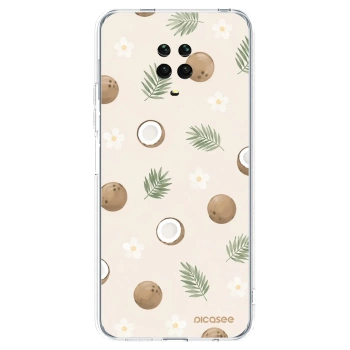 Picasee átlátszó szilikon tok az alábbi mobiltelefonokra Xiaomi Redmi Note 9 Pro - Coconut Breeze
