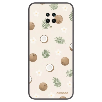 Picasee fekete szilikon tok az alábbi mobiltelefonokra Xiaomi Redmi Note 9 Pro - Coconut Breeze