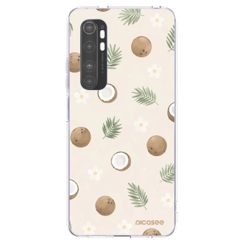 Picasee átlátszó szilikon tok az alábbi mobiltelefonokra Xiaomi Mi Note 10 Lite - Coconut Breeze