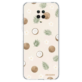 Picasee átlátszó szilikon tok az alábbi mobiltelefonokra Xiaomi Redmi Note 9S - Coconut Breeze