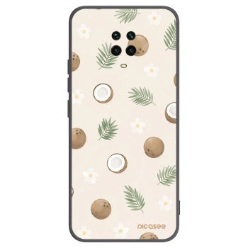 Picasee fekete szilikon tok az alábbi mobiltelefonokra Xiaomi Redmi Note 9S - Coconut Breeze