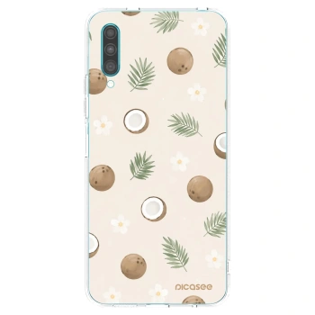 Picasee átlátszó szilikon tok az alábbi mobiltelefonokra Samsung Galaxy A30s A307F - Coconut Breeze