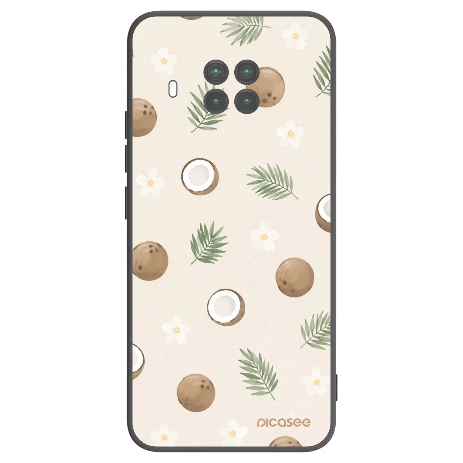 Picasee fekete szilikon tok az alábbi mobiltelefonokra Xiaomi Mi 10T Lite - Coconut Breeze