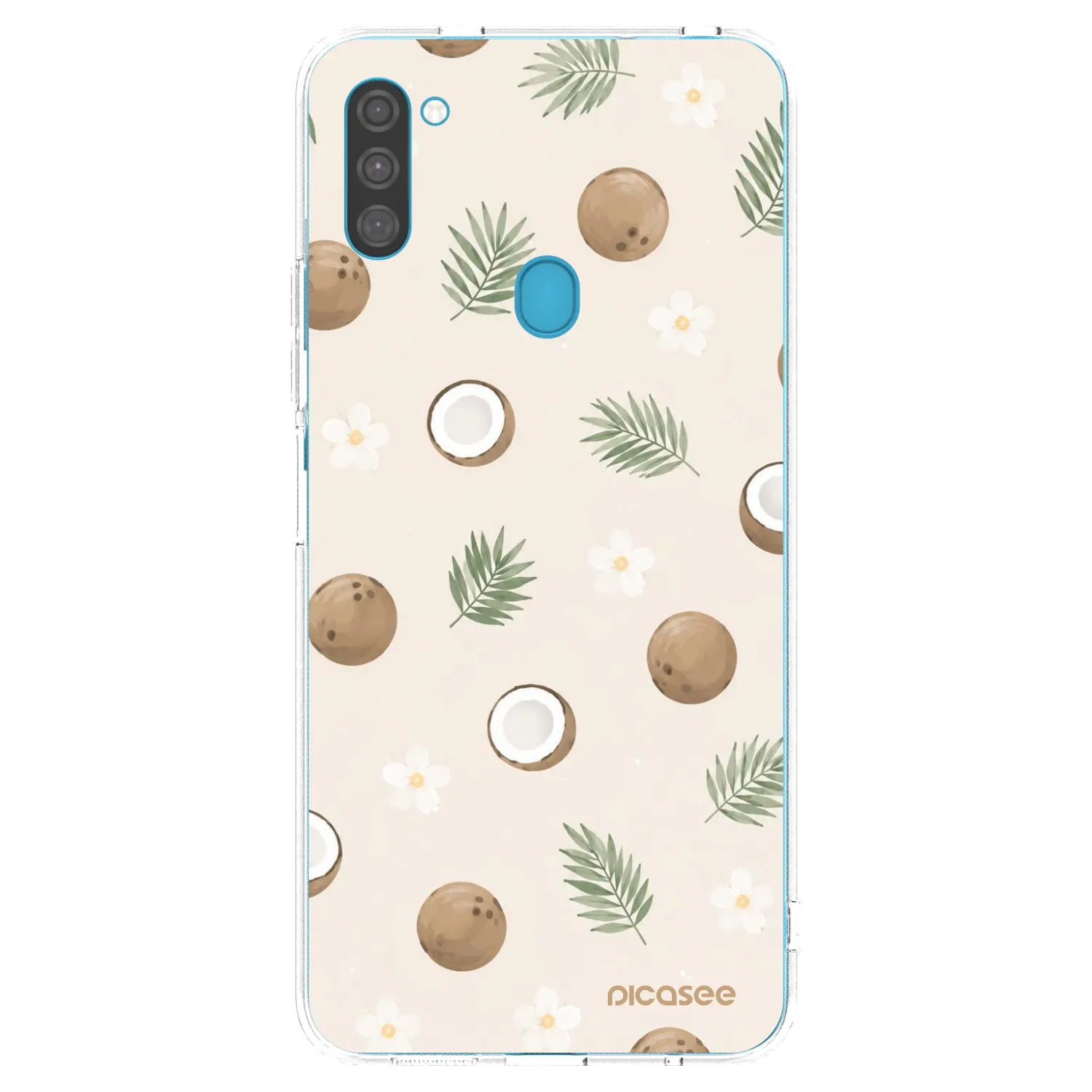 Picasee átlátszó szilikon tok az alábbi mobiltelefonokra Samsung Galaxy M11 - Coconut Breeze