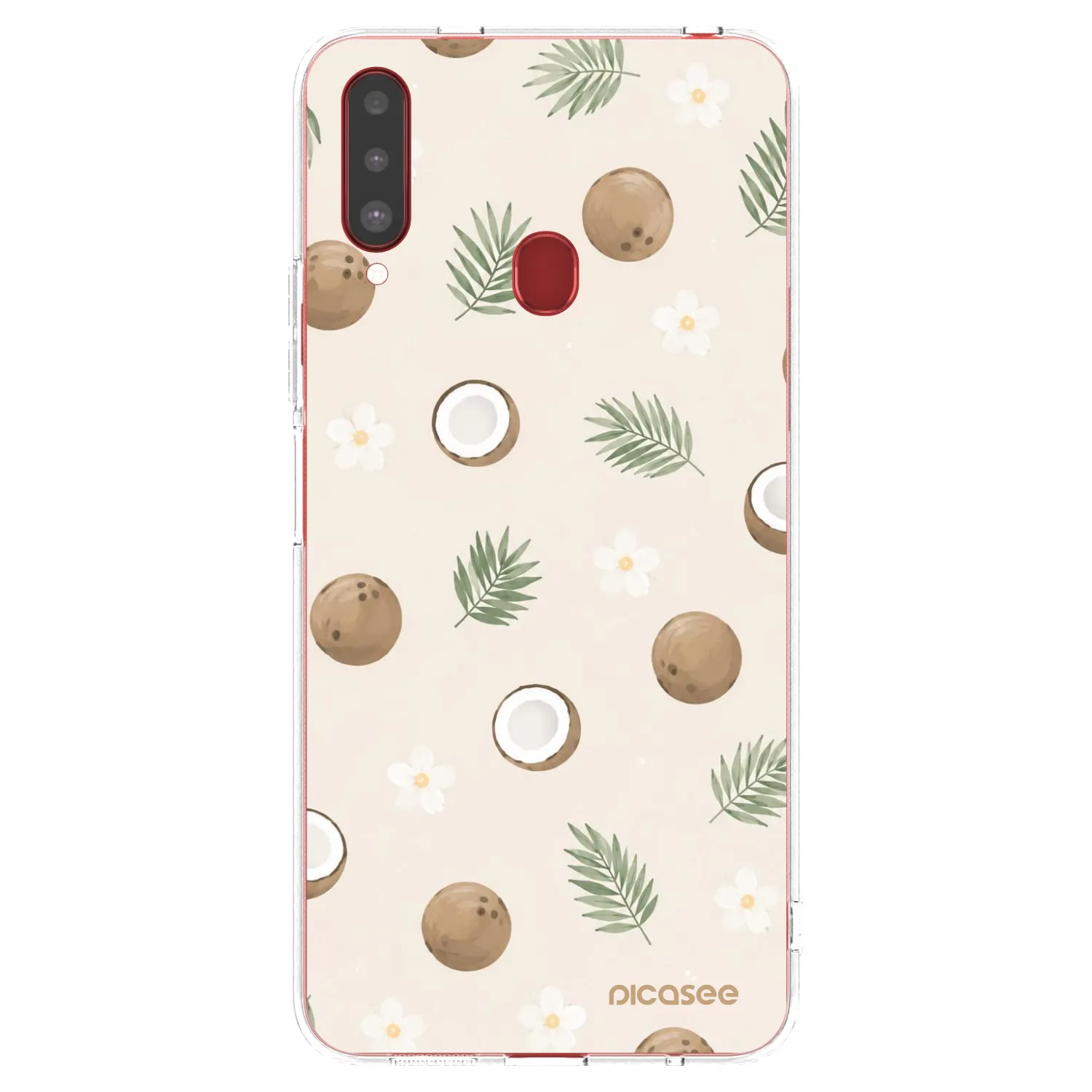 Picasee átlátszó szilikon tok az alábbi mobiltelefonokra Samsung Galaxy A20s - Coconut Breeze