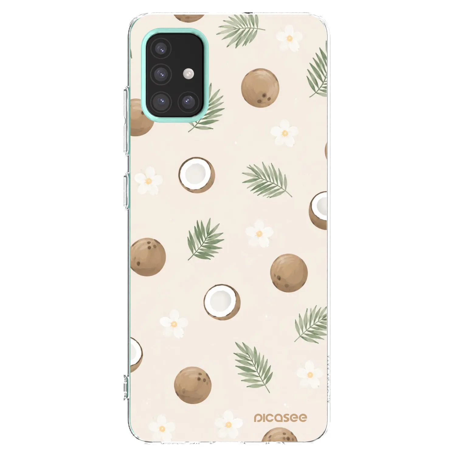 Picasee átlátszó szilikon tok az alábbi mobiltelefonokra Samsung Galaxy M31s - Coconut Breeze