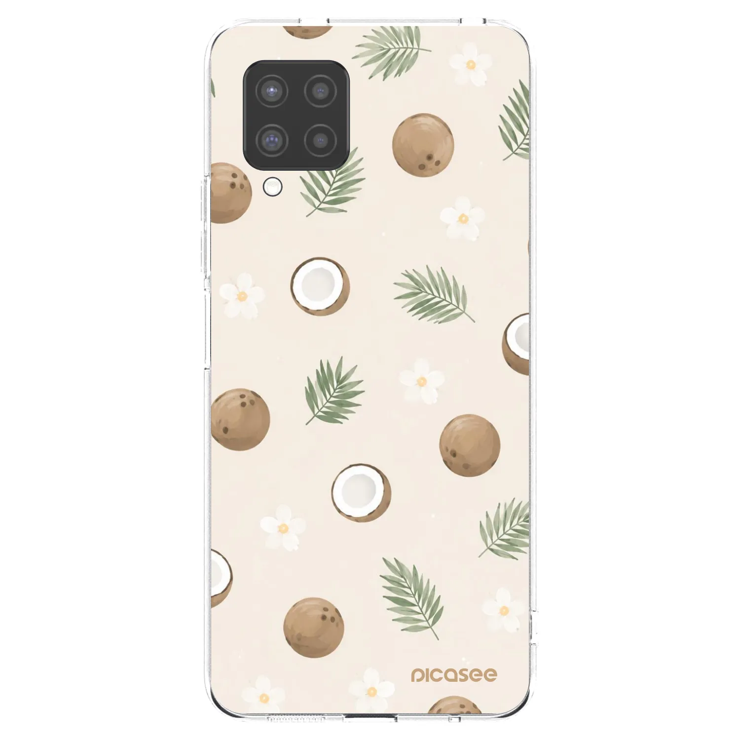 Picasee átlátszó szilikon tok az alábbi mobiltelefonokra Samsung Galaxy A42 A426B - Coconut Breeze