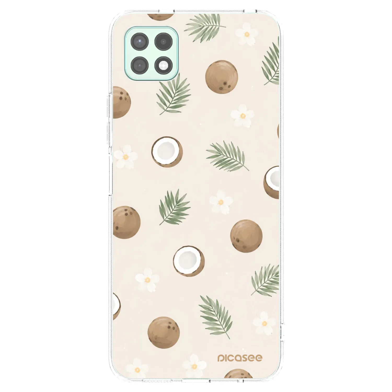 Picasee átlátszó szilikon tok az alábbi mobiltelefonokra Samsung Galaxy A22 A226B 5G - Coconut Breeze