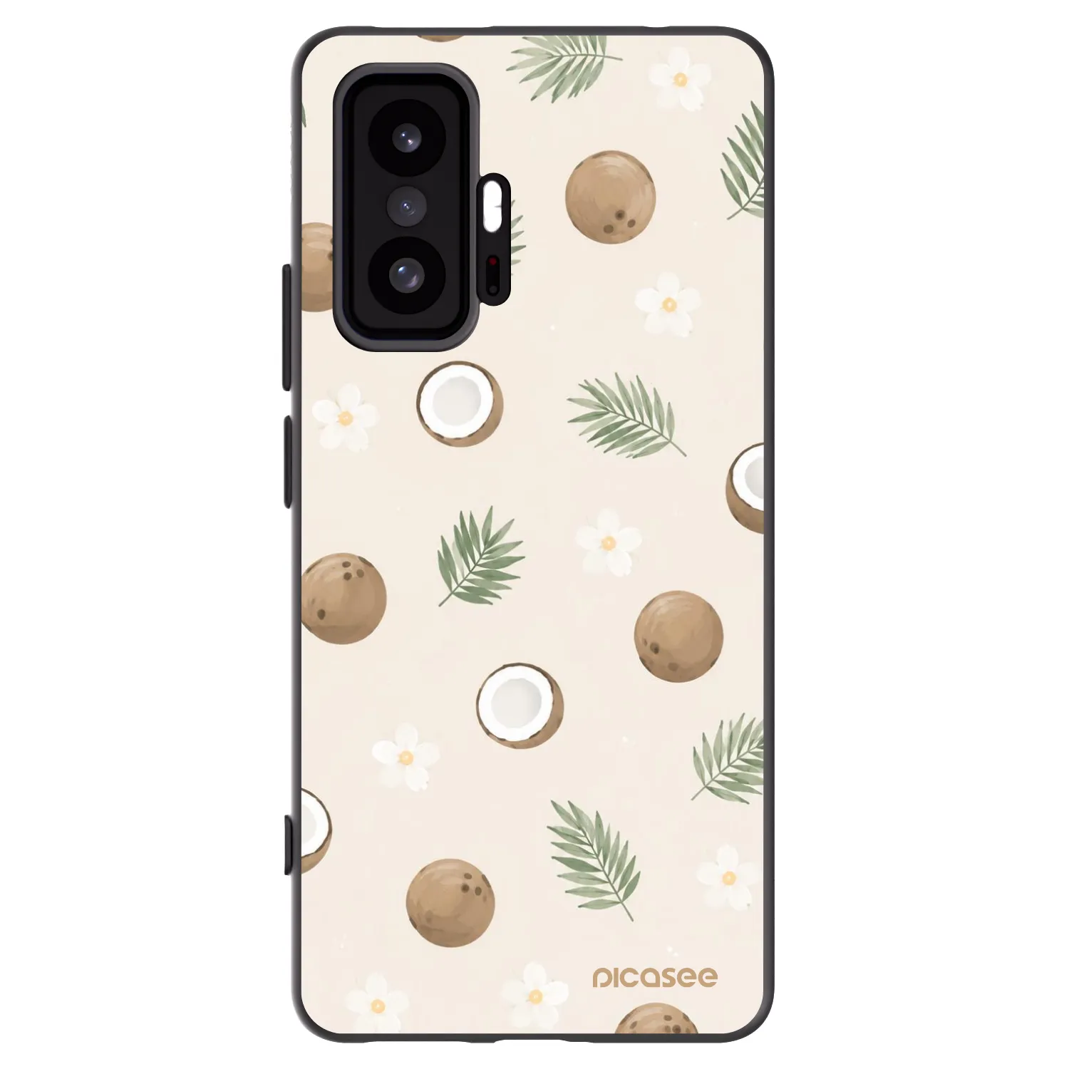 Picasee fekete szilikon tok az alábbi mobiltelefonokra Xiaomi 11T - Coconut Breeze