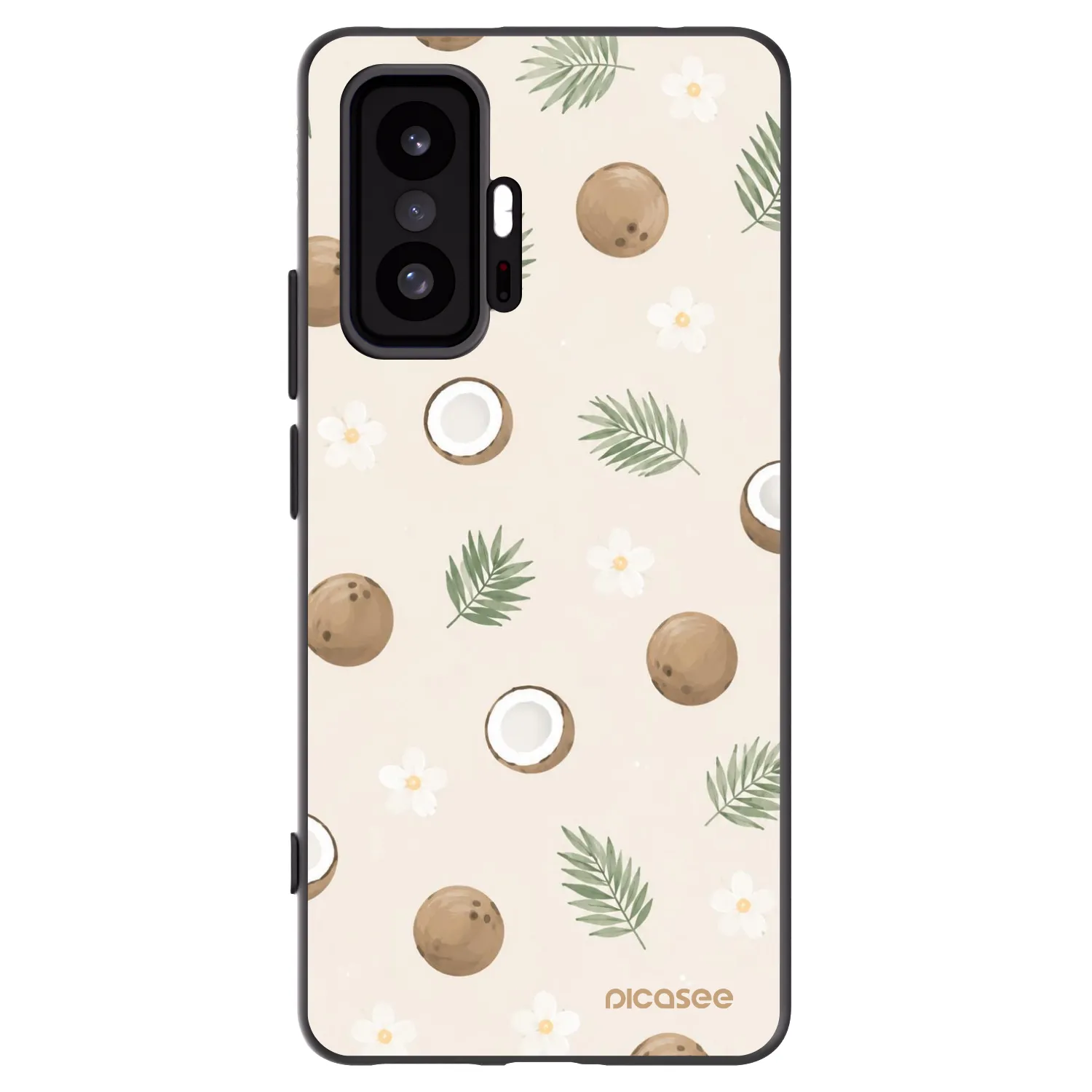 Picasee fekete szilikon tok az alábbi mobiltelefonokra Xiaomi 11T Pro - Coconut Breeze