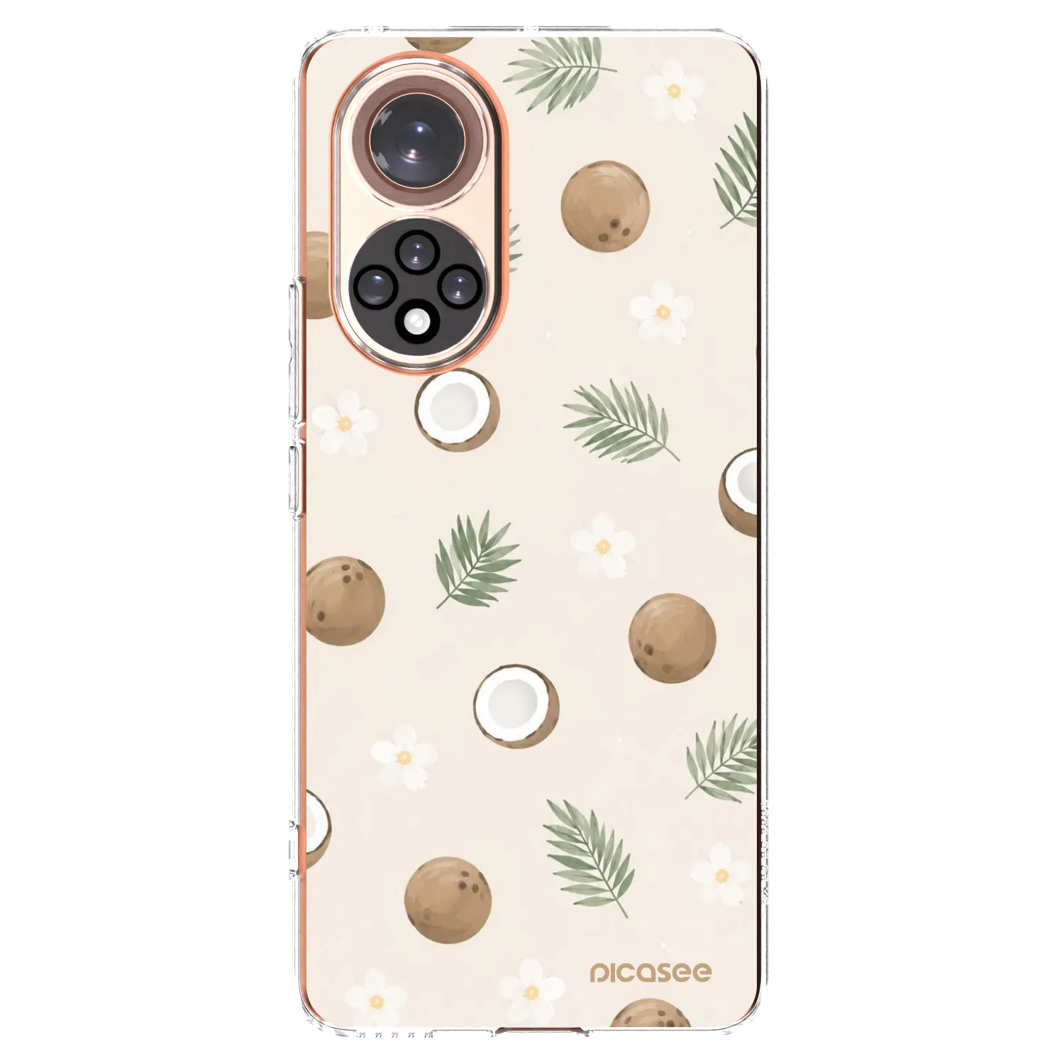 Picasee átlátszó szilikon tok az alábbi mobiltelefonokra Honor 50 5G - Coconut Breeze