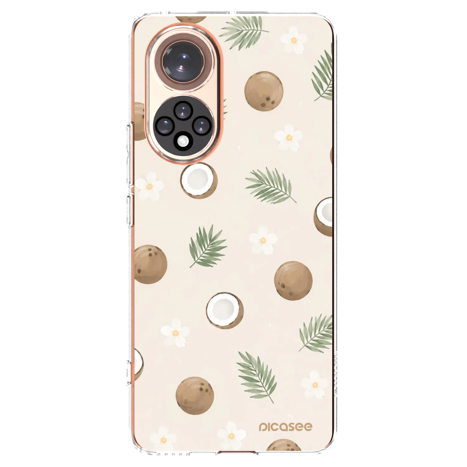 Picasee átlátszó szilikon tok az alábbi mobiltelefonokra Huawei Nova 9 - Coconut Breeze