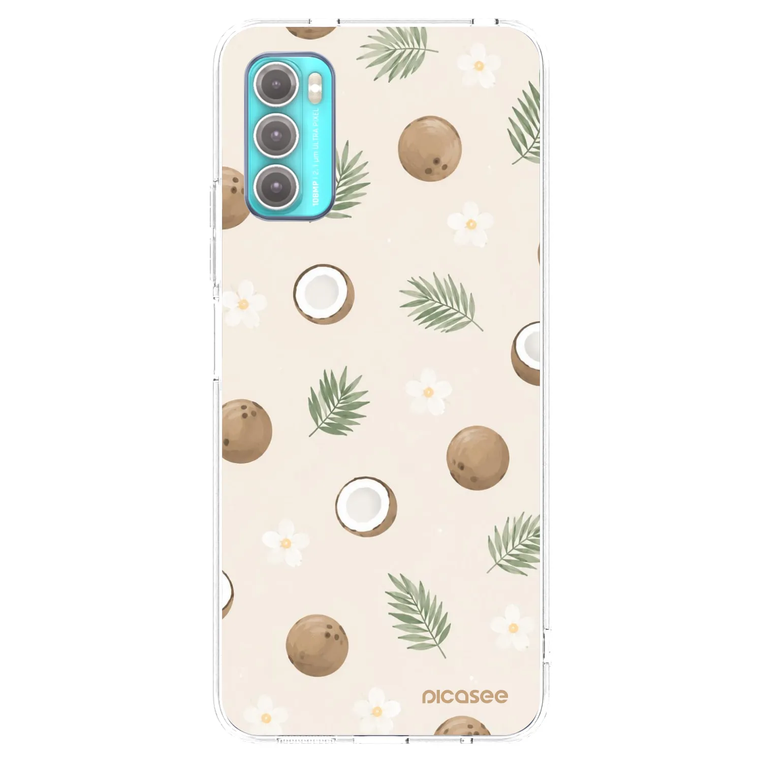 Picasee átlátszó szilikon tok az alábbi mobiltelefonokra Motorola Moto G60 - Coconut Breeze