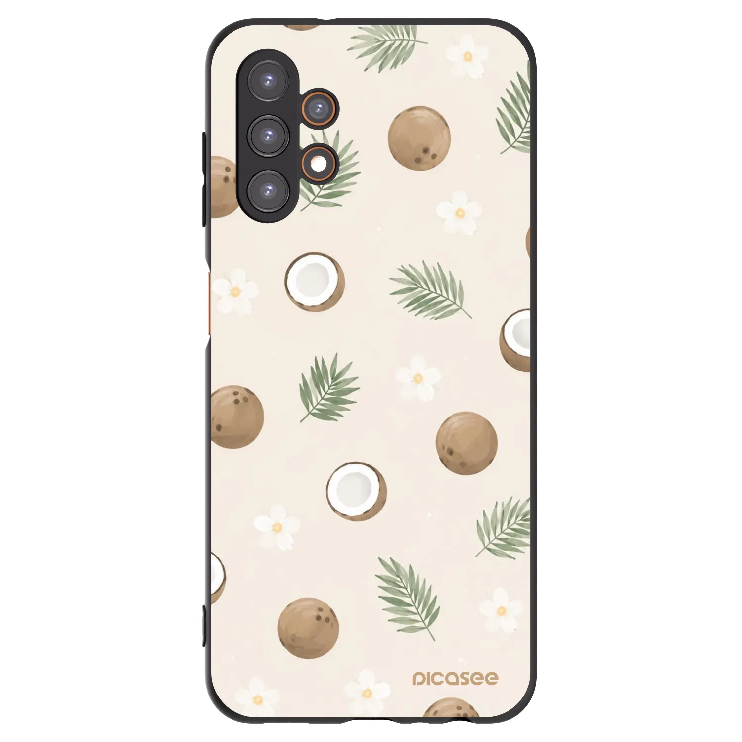 Picasee fekete szilikon tok az alábbi mobiltelefonokra Samsung Galaxy A13 4G A135 - Coconut Breeze