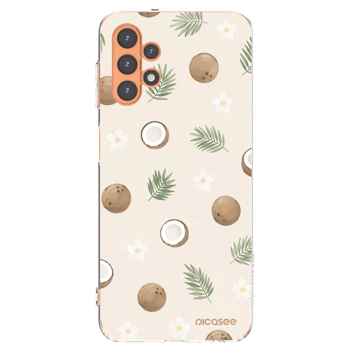 Picasee átlátszó szilikon tok az alábbi mobiltelefonokra Samsung Galaxy A13 4G A135 - Coconut Breeze