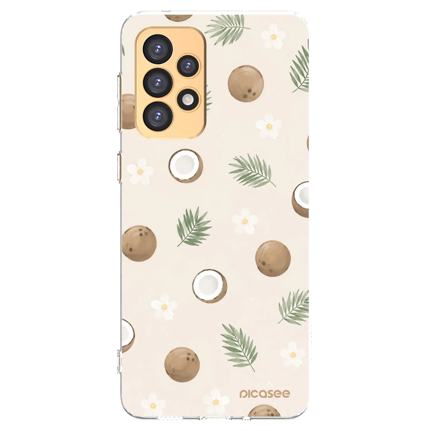 Picasee átlátszó szilikon tok az alábbi mobiltelefonokra Samsung Galaxy A33 5G A336 - Coconut Breeze