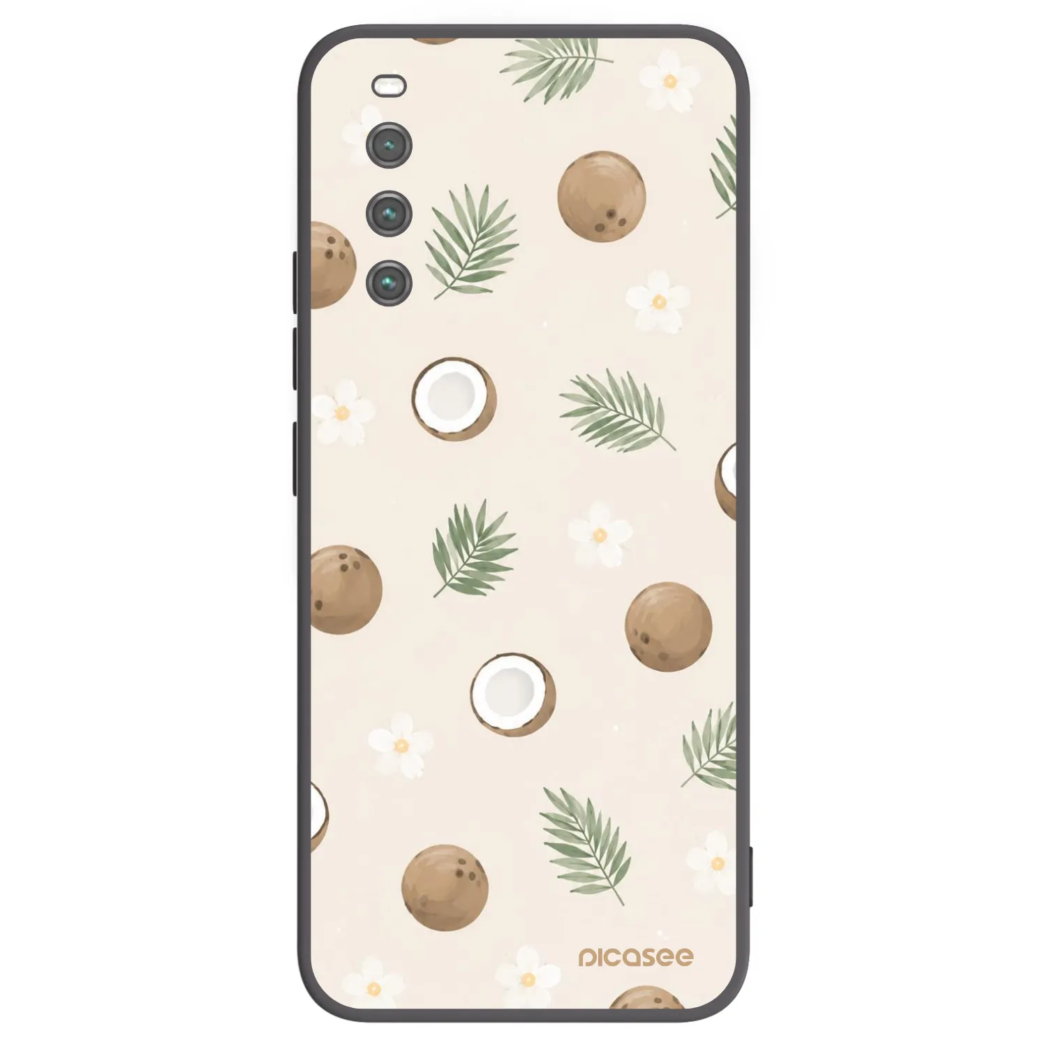Picasee fekete szilikon tok az alábbi mobiltelefonokra Sony Xperia 10 IV 5G - Coconut Breeze
