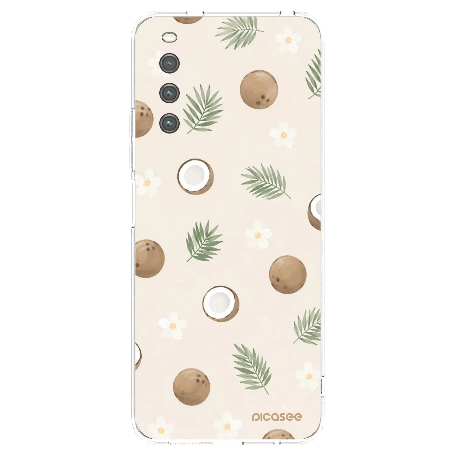 Picasee átlátszó szilikon tok az alábbi mobiltelefonokra Sony Xperia 10 IV 5G - Coconut Breeze