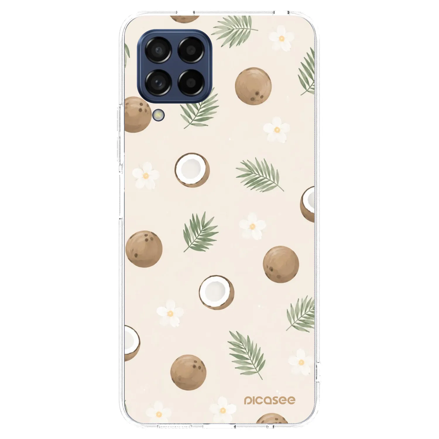Picasee átlátszó szilikon tok az alábbi mobiltelefonokra Samsung Galaxy M53 5G - Coconut Breeze