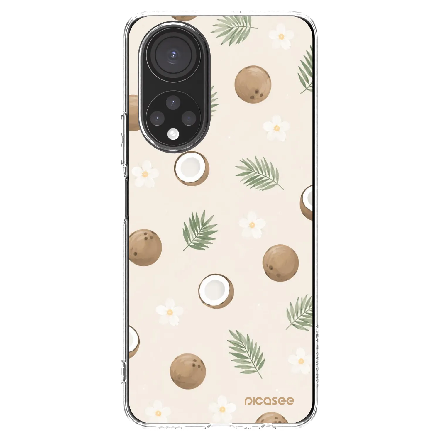 Picasee átlátszó szilikon tok az alábbi mobiltelefonokra Honor X7 - Coconut Breeze