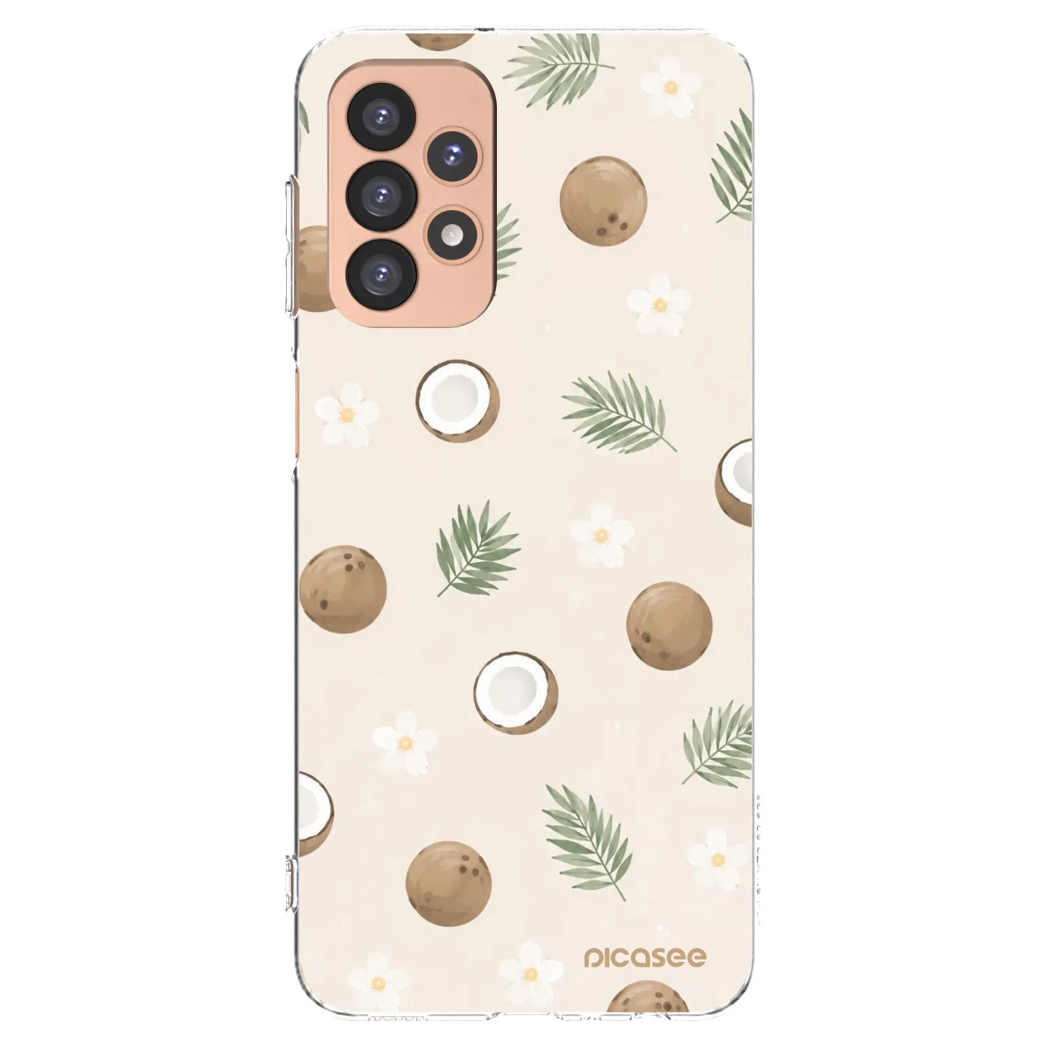 Picasee átlátszó szilikon tok az alábbi mobiltelefonokra Samsung Galaxy A23 A236B 5G - Coconut Breeze
