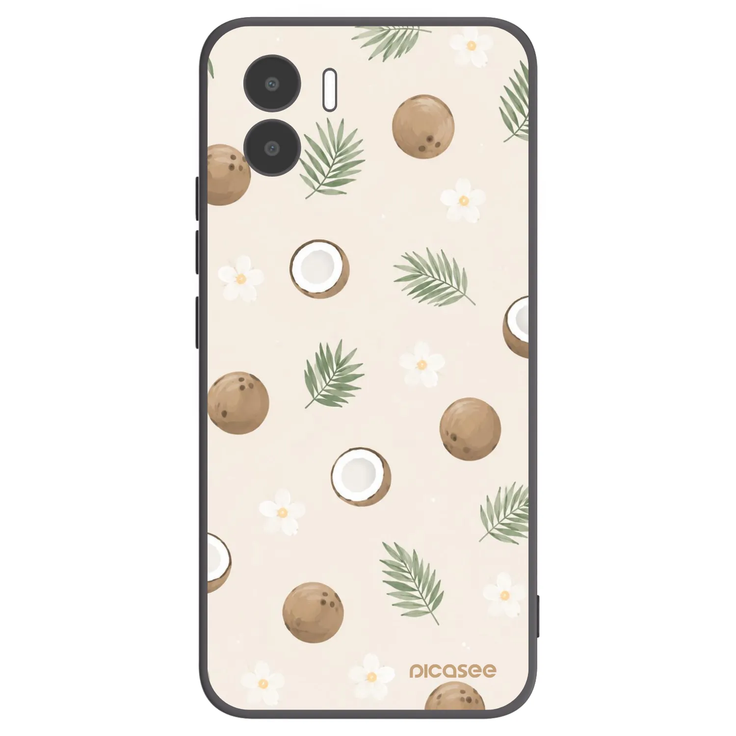 Picasee fekete szilikon tok az alábbi mobiltelefonokra Xiaomi Redmi A1 - Coconut Breeze