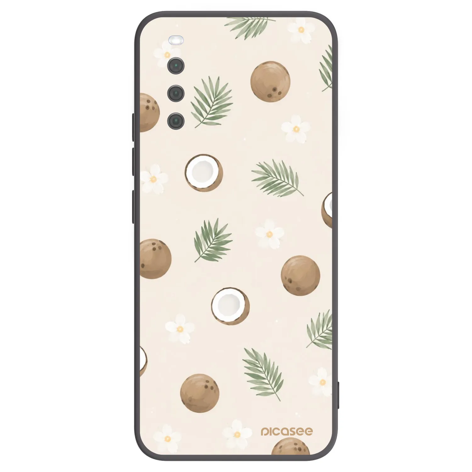 Picasee fekete szilikon tok az alábbi mobiltelefonokra Sony Xperia 10 III - Coconut Breeze