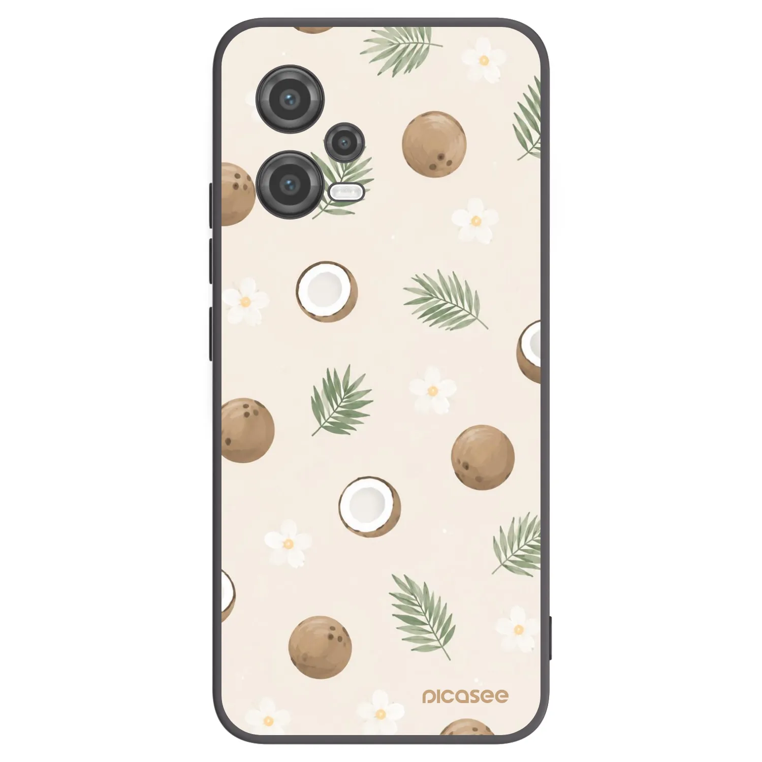 Picasee fekete szilikon tok az alábbi mobiltelefonokra Xiaomi Poco X5 - Coconut Breeze