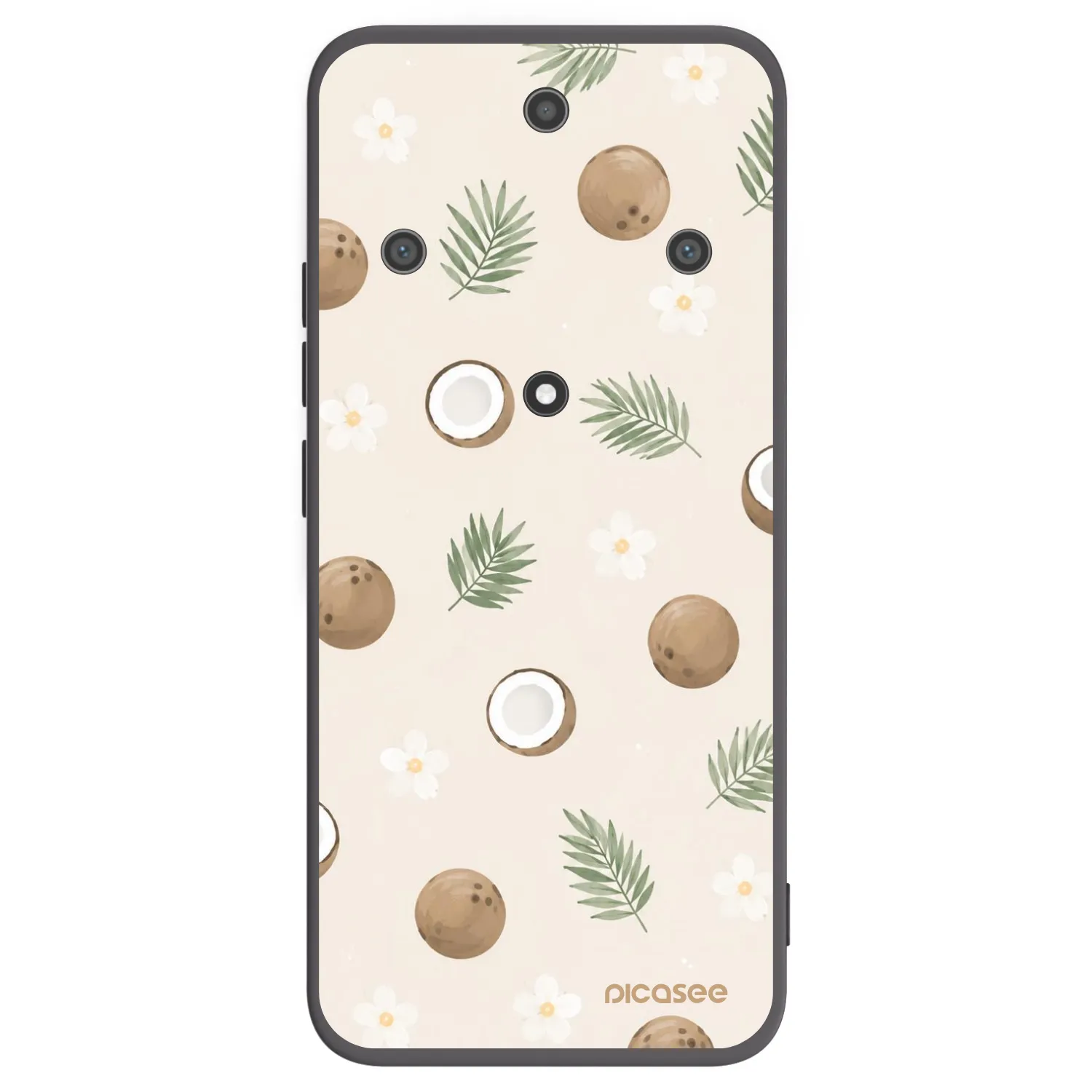 Picasee fekete szilikon tok az alábbi mobiltelefonokra Honor Magic5 Lite 5G - Coconut Breeze