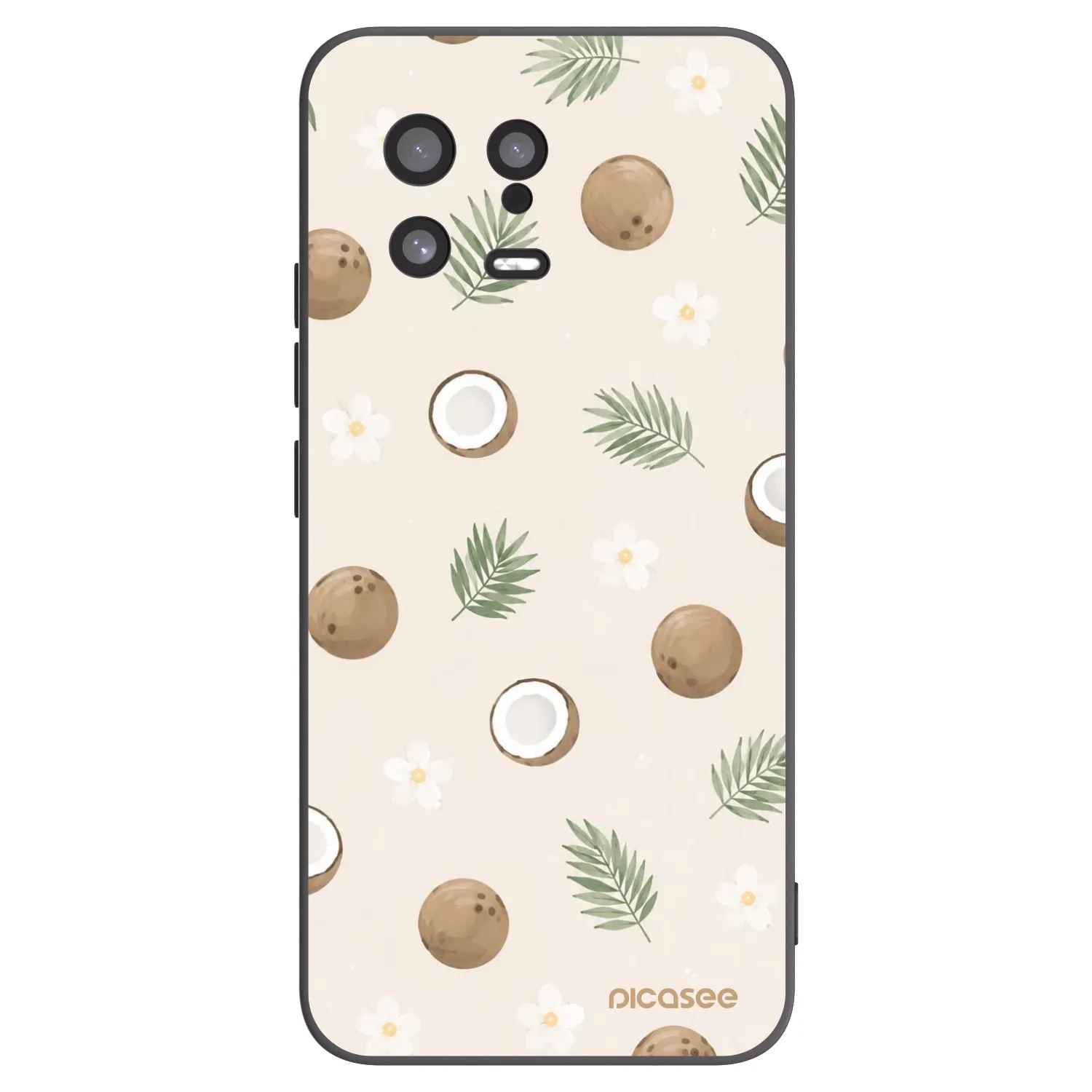 Picasee fekete szilikon tok az alábbi mobiltelefonokra Xiaomi 13 - Coconut Breeze