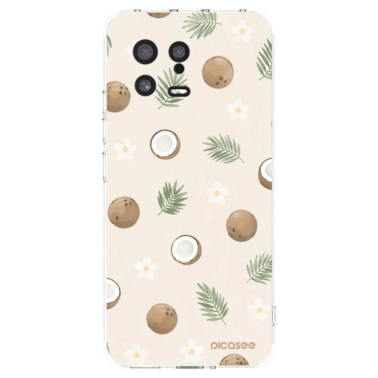 Picasee átlátszó szilikon tok az alábbi mobiltelefonokra Xiaomi 13 - Coconut Breeze