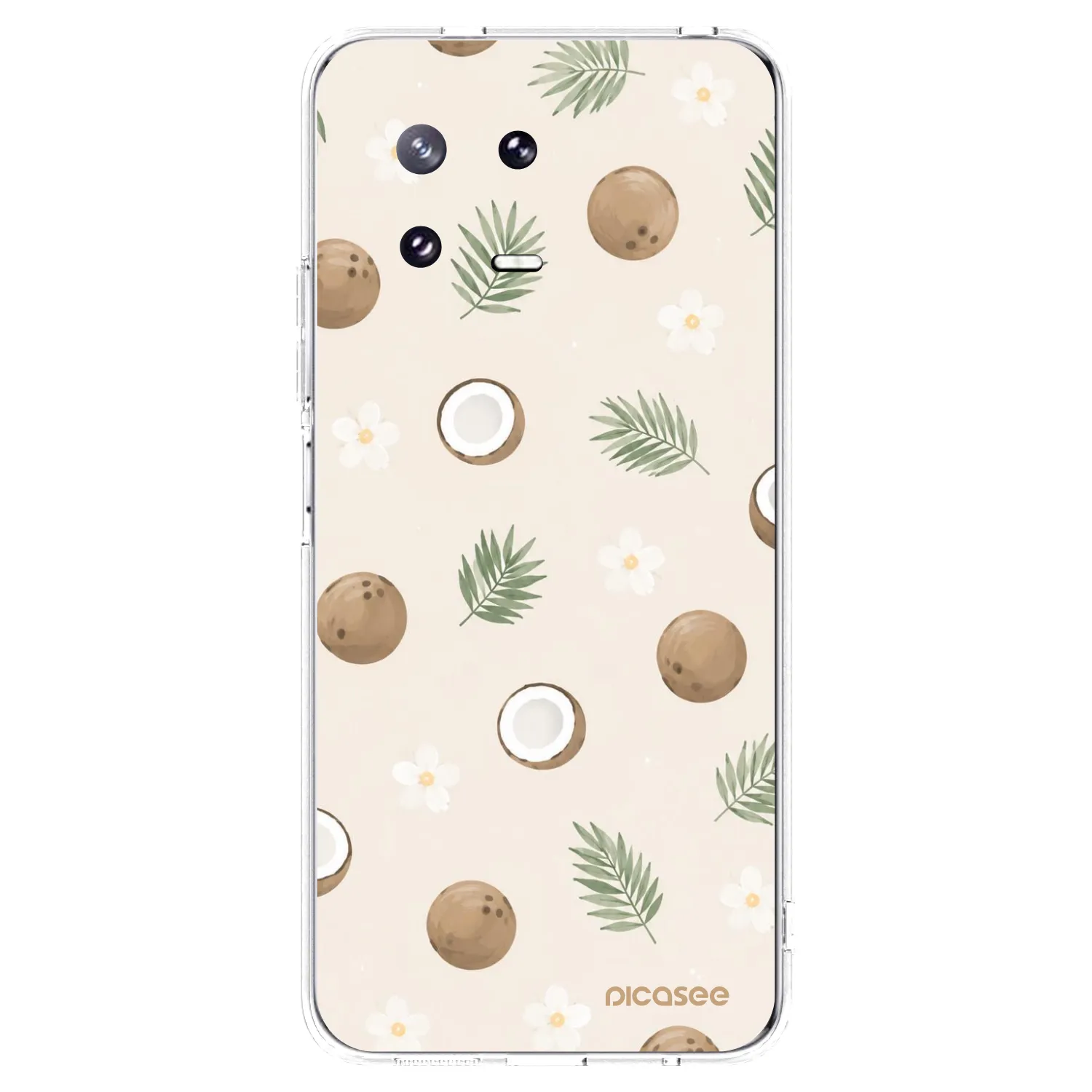 Picasee átlátszó szilikon tok az alábbi mobiltelefonokra Xiaomi 13 Pro - Coconut Breeze