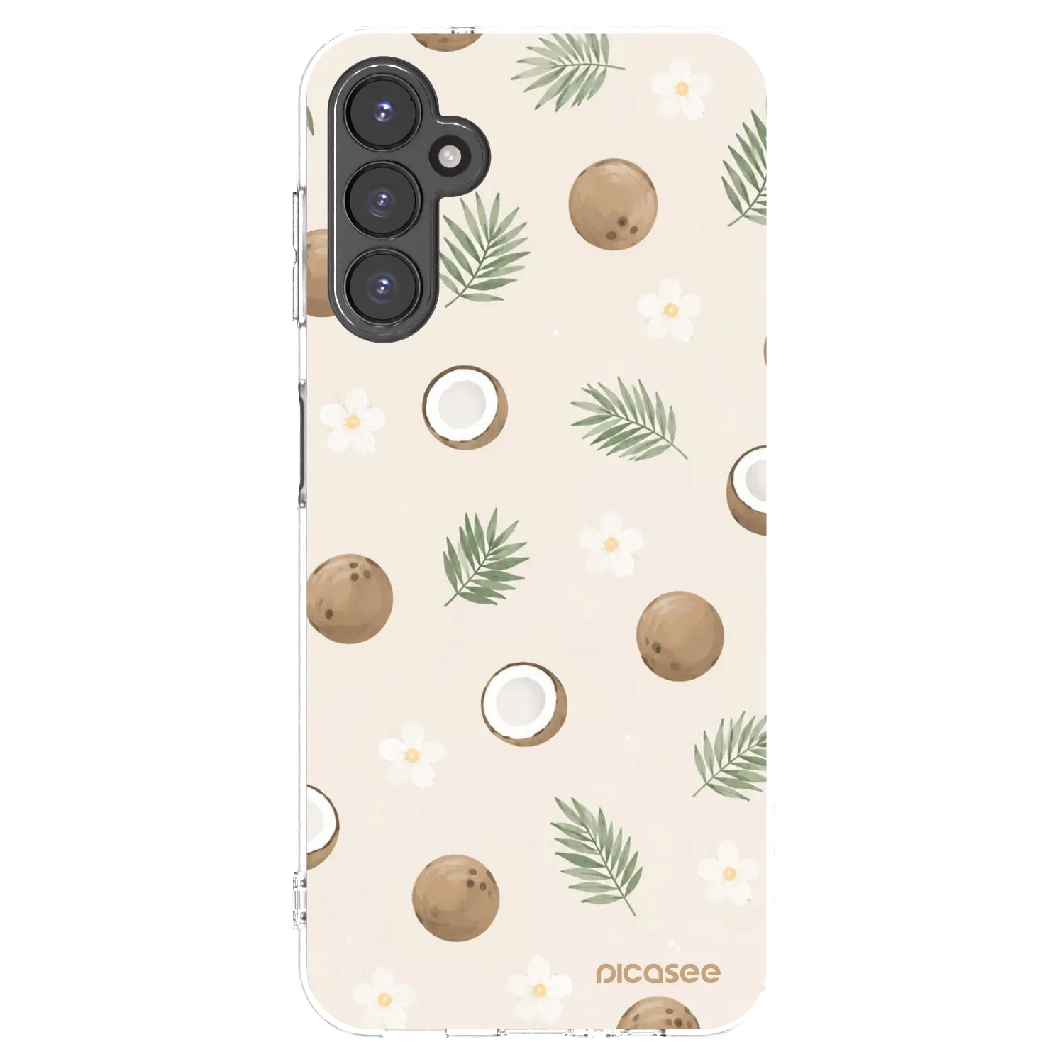 Picasee átlátszó szilikon tok az alábbi mobiltelefonokra Samsung Galaxy A14 5G A146P - Coconut Breeze