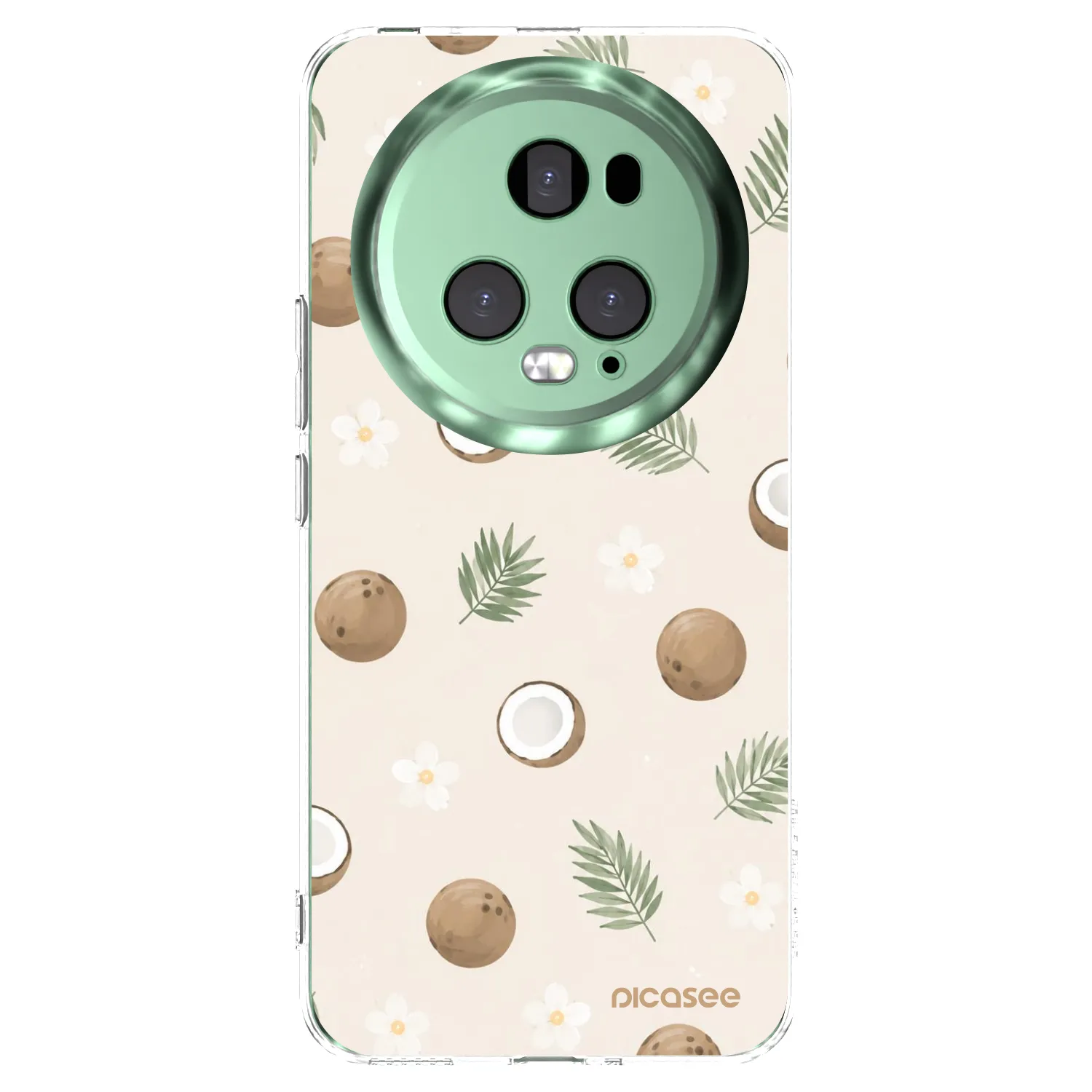 Picasee átlátszó szilikon tok az alábbi mobiltelefonokra Honor Magic5 Pro - Coconut Breeze
