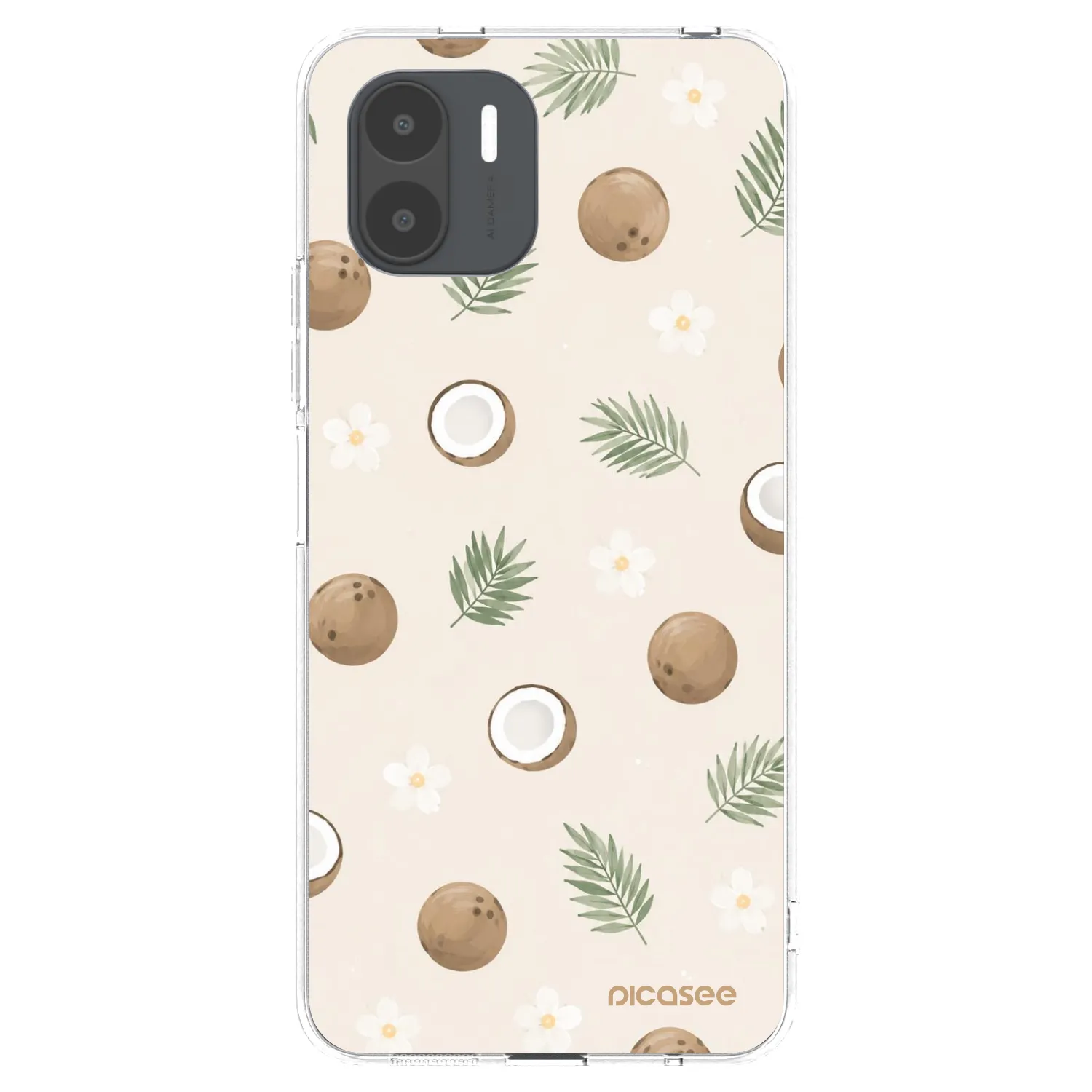 Picasee átlátszó szilikon tok az alábbi mobiltelefonokra Xiaomi Redmi A2 - Coconut Breeze