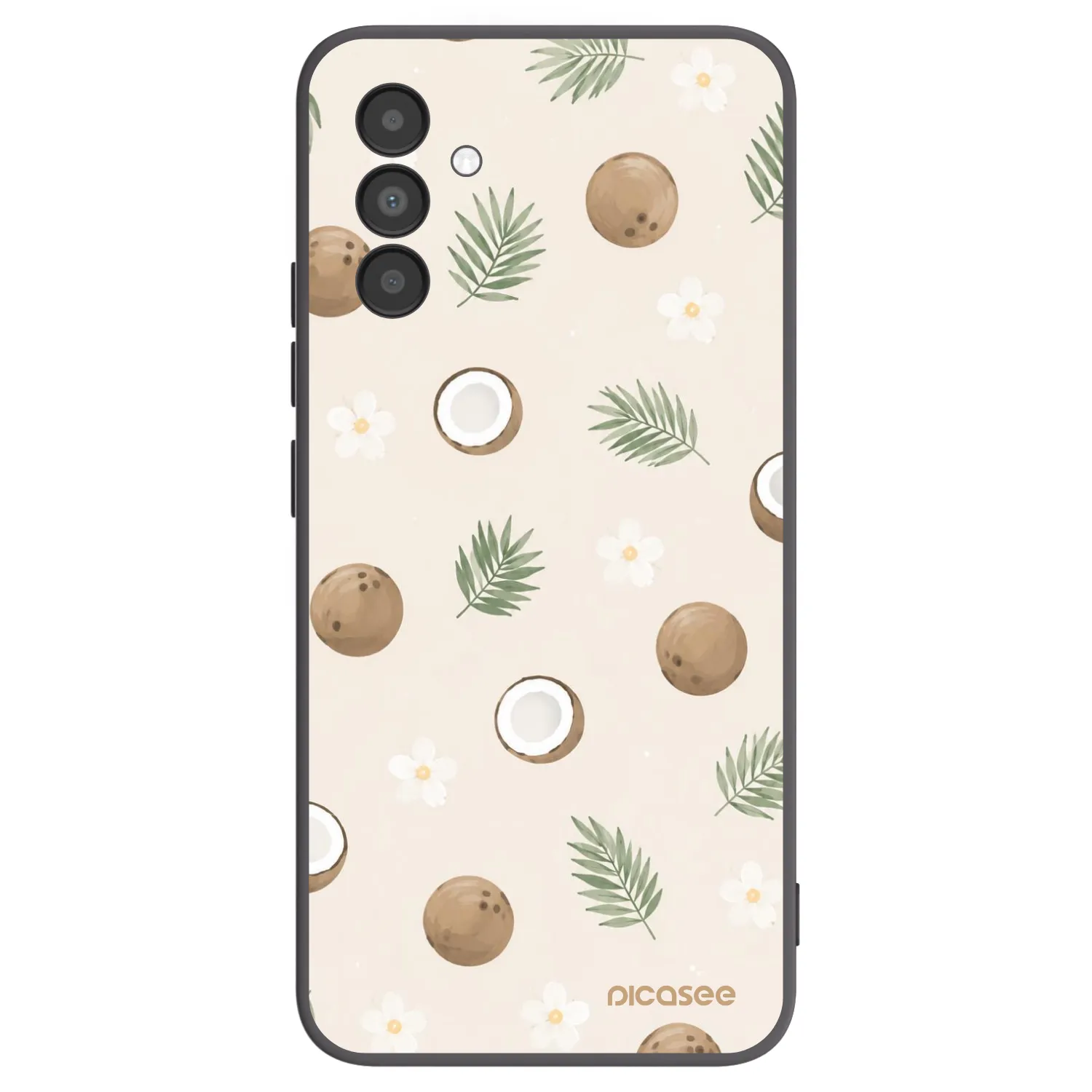 Picasee fekete szilikon tok az alábbi mobiltelefonokra Samsung Galaxy A04s A047F - Coconut Breeze