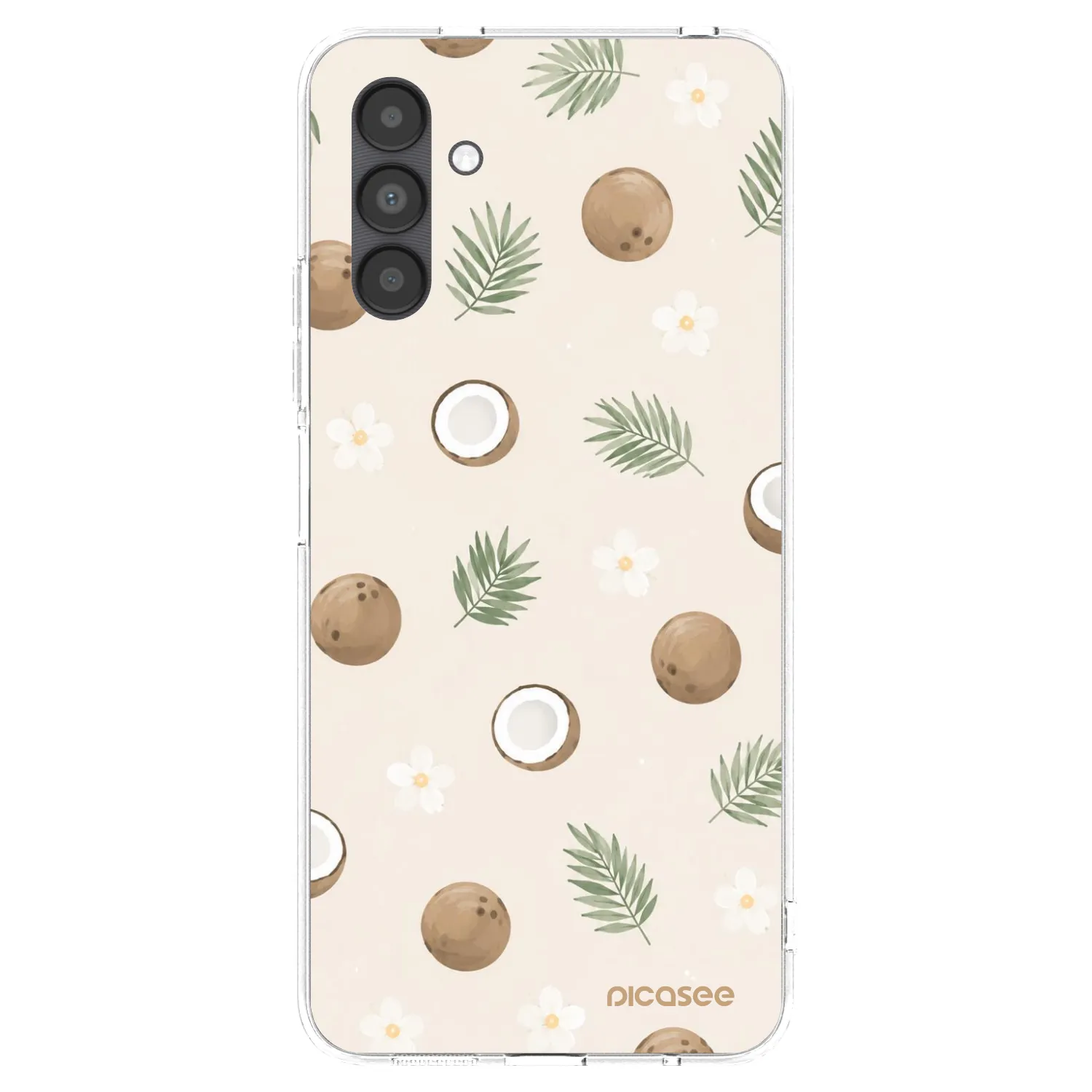 Picasee átlátszó szilikon tok az alábbi mobiltelefonokra Samsung Galaxy A04s A047F - Coconut Breeze