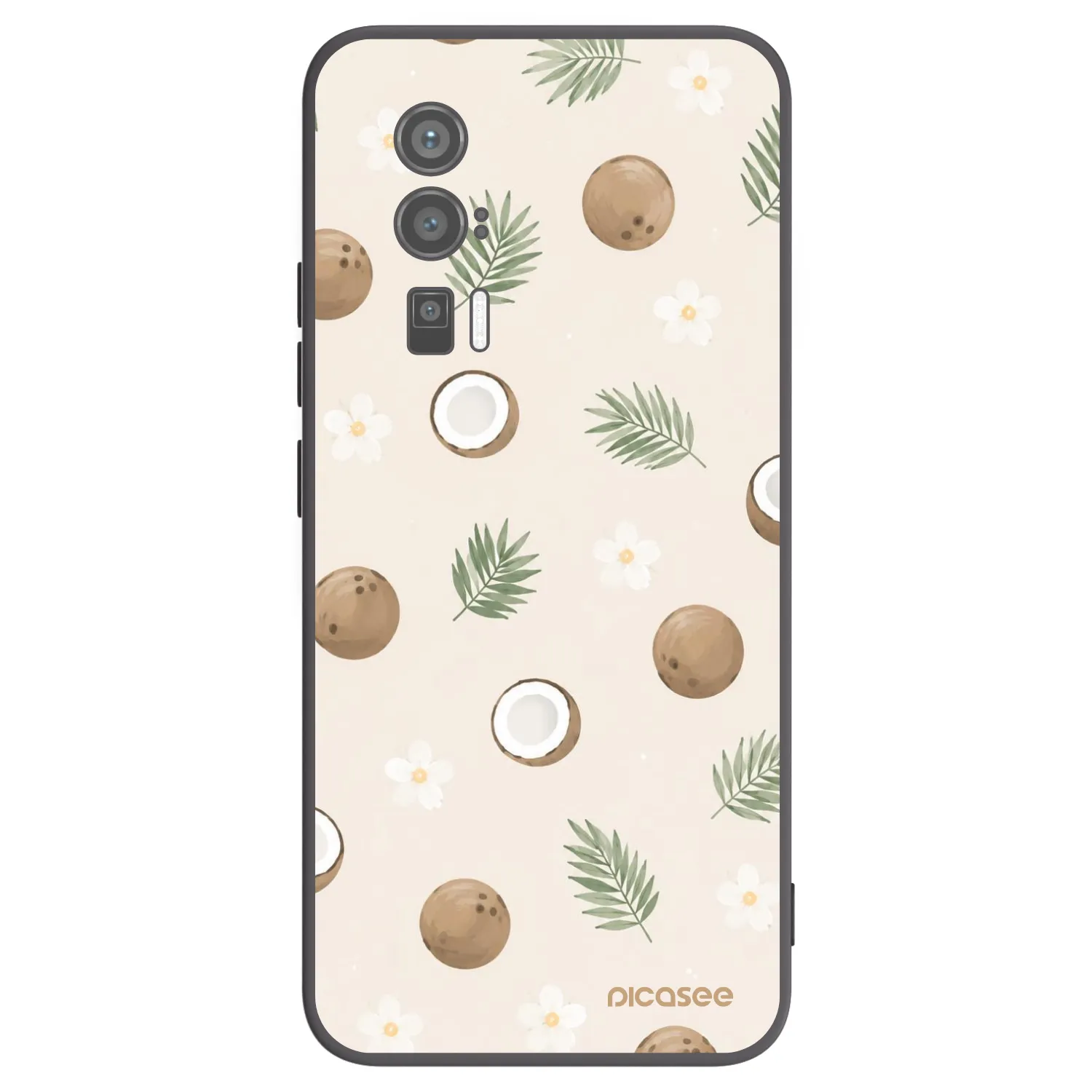 Picasee fekete szilikon tok az alábbi mobiltelefonokra Xiaomi Poco F5 Pro 5G - Coconut Breeze