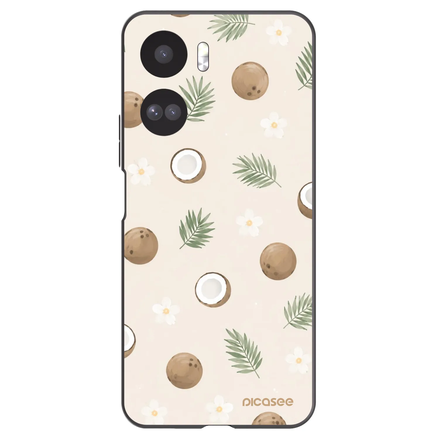Picasee fekete szilikon tok az alábbi mobiltelefonokra Honor 90 Lite 5G - Coconut Breeze