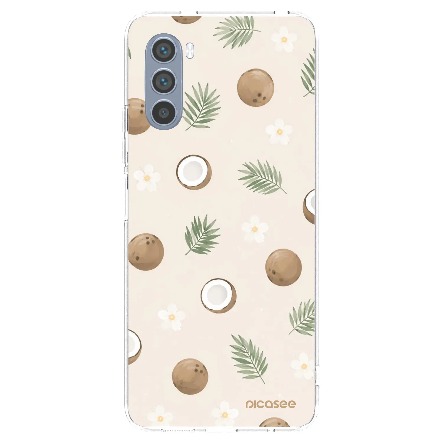 Picasee átlátszó szilikon tok az alábbi mobiltelefonokra Motorola Moto G62 - Coconut Breeze