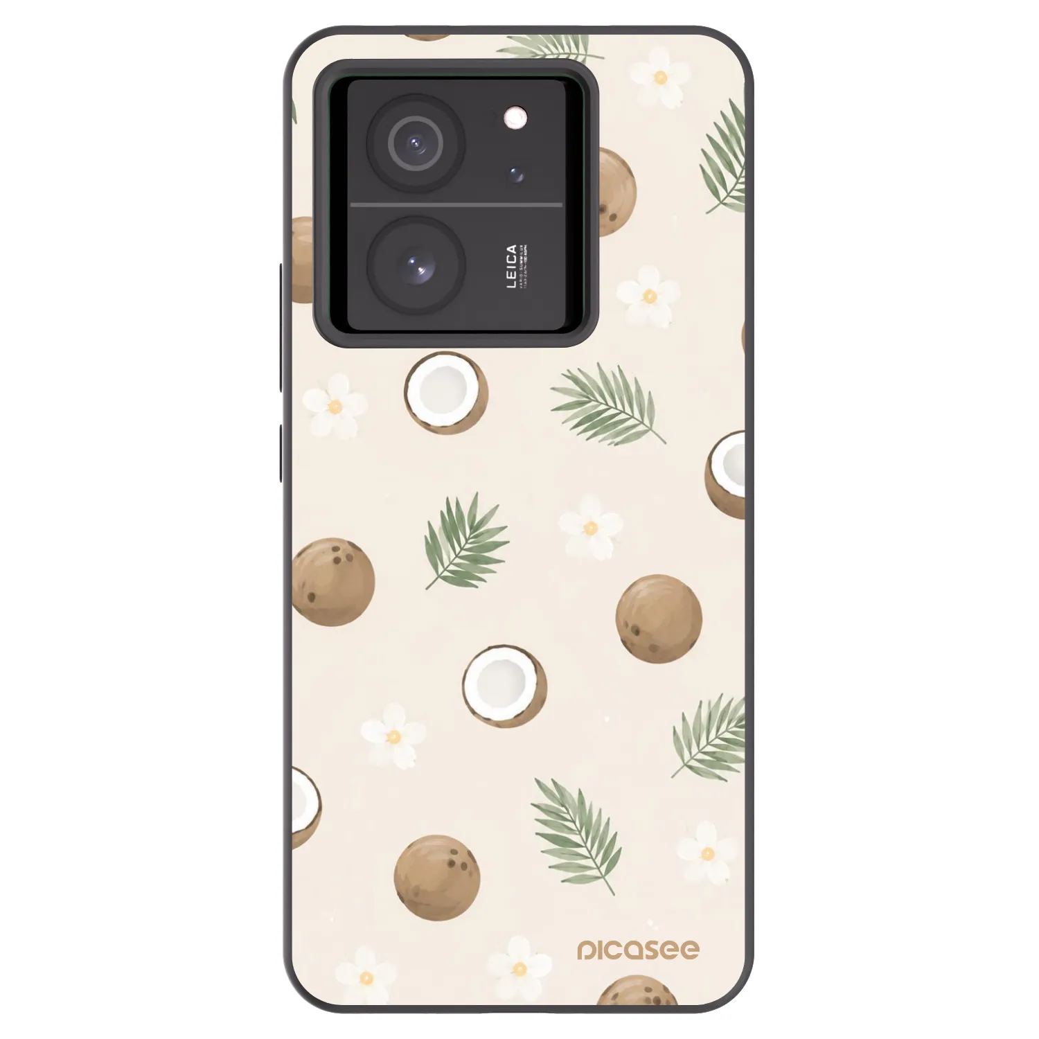 Picasee fekete szilikon tok az alábbi mobiltelefonokra Xiaomi 13T - Coconut Breeze