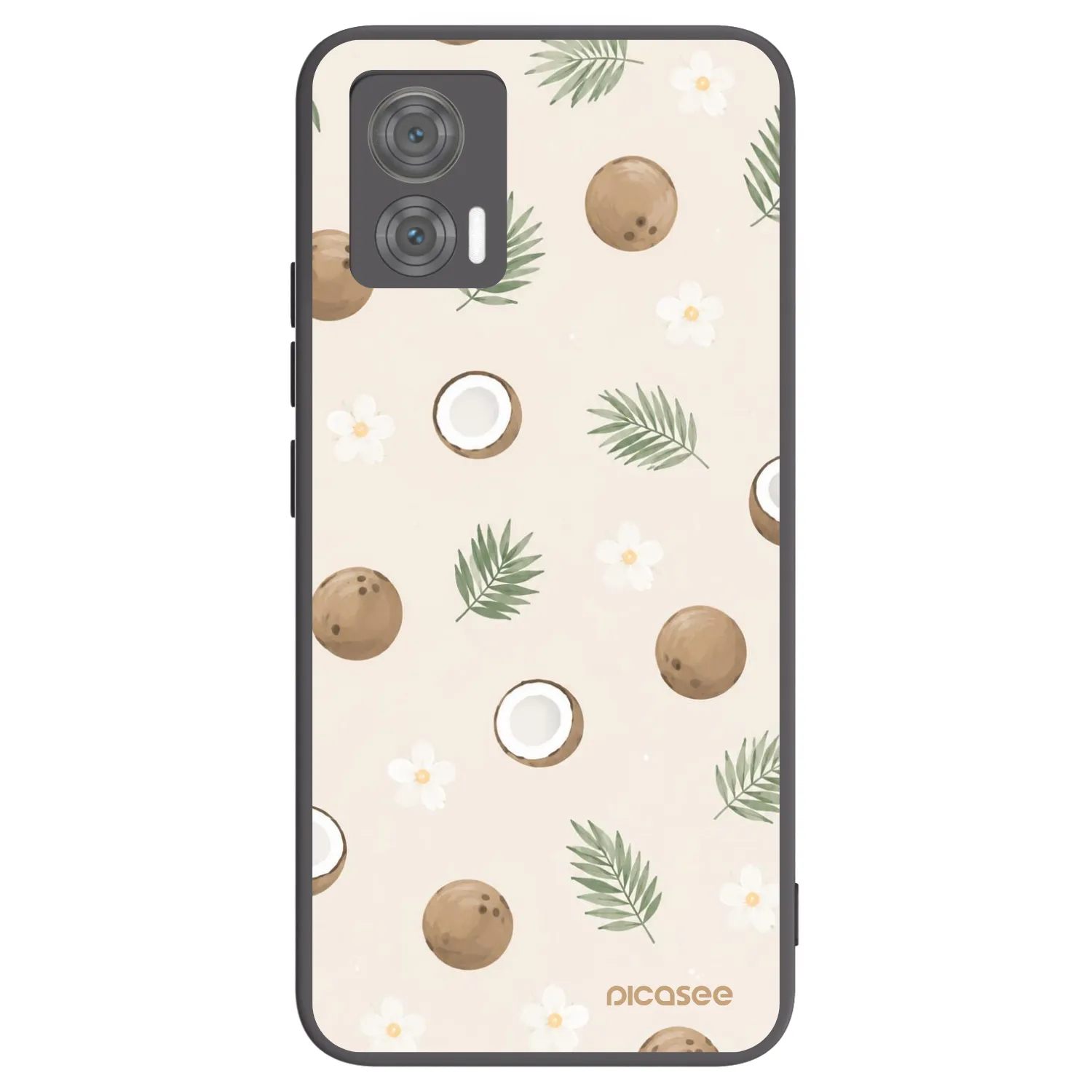 Picasee fekete szilikon tok az alábbi mobiltelefonokra Motorola Edge 30 Neo - Coconut Breeze