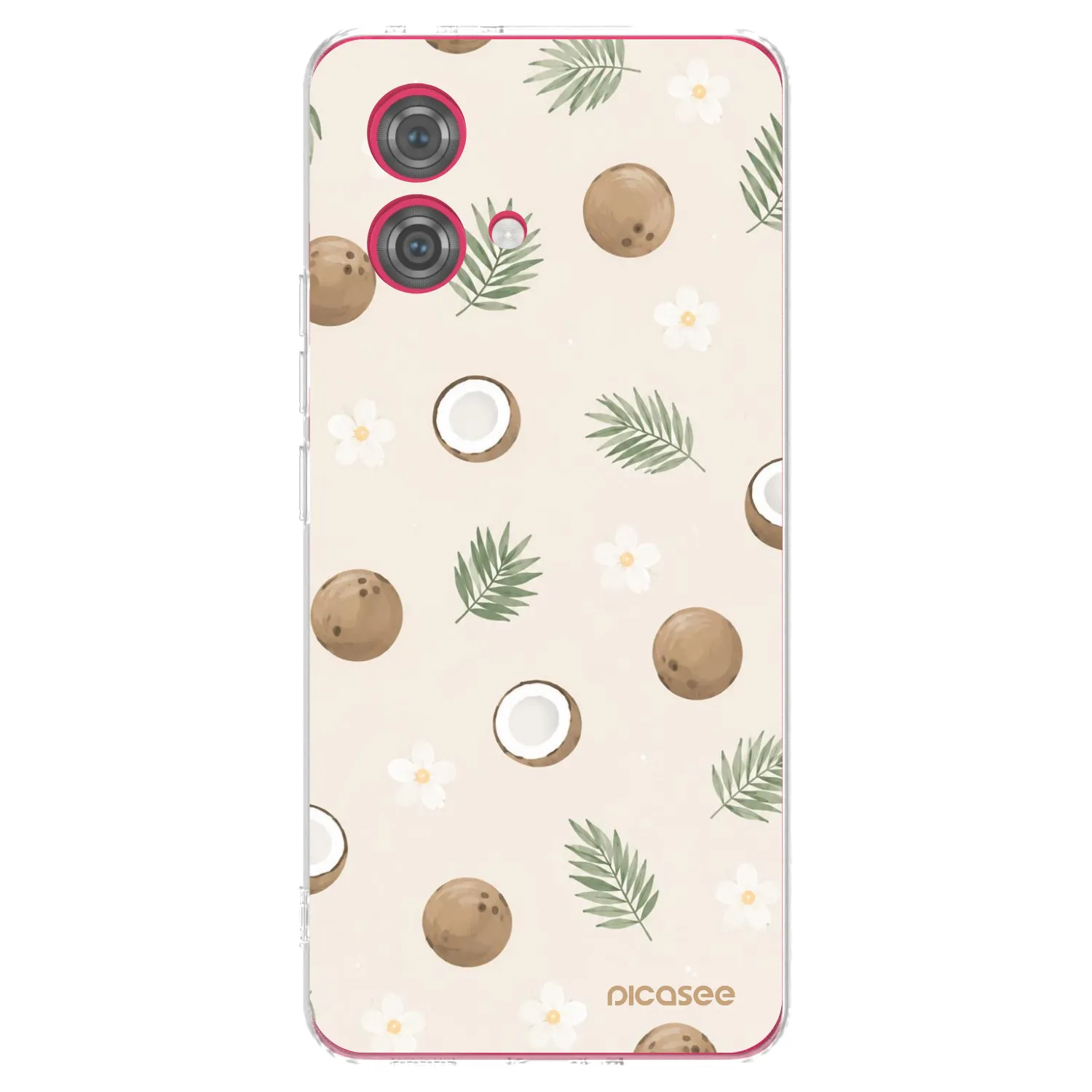 Picasee átlátszó szilikon tok az alábbi mobiltelefonokra Motorola Moto G84 5G - Coconut Breeze